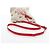 Bolsa de Ombro LOEWE Gundam em Couro Beige Red Auth 167470M - vista 8