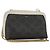 Céline CELINE Triomphe Chain Schultertasche PVC Black Gold Auth 191964A Schwarz Golden