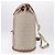 Borsa a tracolla Christian Dior Honeycomb Canvas PVC Beige Auth 191990 - vista 3