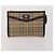 Borsa a Pochette Burberrys Nova Check Nylon Pelle Canvas 6 Set Beige Auth 190007 Nero - vista 5