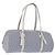 Céline Sac à main CELINE C Macadam Canvas Bleu Argent Auth 194875A Argenté