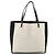 Borsa Tote CHANEL Let's Lemon Canvas Beige Silver CC Auth 193780V Argento - vista 2