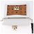 Borsa a tracolla MCM Vicetos in pelle marrone e oro Auth ka5518A - vista 10