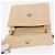 Borsa PRADA Tartaruga in pelle goffrata Ivory Silver Auth 192493A Argento Crudo - vista 9