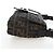 Borsa a Tracolla FENDI Zucca Canvas Mamma Baguette Marrone Nero Auth 192459M - vista 4