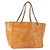 CHANEL Chain Tote Bag Lackleder Orange Silver CC Auth gh2250 Silber