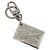 LOUIS VUITTON Porte Cles Jean Key Holder Metal Silver M65374 LV Auth ka5525 Prata