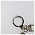 LOUIS VUITTON Porte Cles Jean Key Holder Metal Silver M65374 LV Auth ka5525 Prata - vista 4