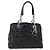 Borsa a catena Lady Dior Christian Dior in pelle verniciata nera e argento Auth BA14101V Nero - vista 13