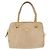 Borsa a mano PRADA Suede Beige Gold Auth 194377A D'oro - vista 13