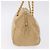 Borsa a mano PRADA Suede Beige Gold Auth 194377A D'oro - vista 4