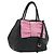 Borsa a mano PRADA Ribbon in pelle 2way Nero Oro Auth 193358A D'oro