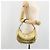 Borsa a tracolla FENDI in pelle oro Auth 194668SAV D'oro - vista 22
