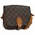 LOUIS VUITTON Borsa a tracolla Monogram Cartouchiere MM M51253 LV Auth BA14550 Monogramma