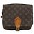 LOUIS VUITTON Borsa a tracolla Monogram Cartouchiere MM M51253 LV Auth BA14550 Monogramma - vista 13