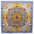 Hermès Foulard HERMES Carre 90 Seta Blu Auth 193599M