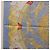 Hermès Foulard HERMES Carre 90 Seta Blu Auth 193599M - vista 16