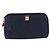 Pouch Christian Dior Trotter Canvas Navy Gold Auth 191983A D'oro Blu navy - vista 13