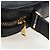Céline Borsa a tracolla CELINE Triomphe PVC Pelle Nero Tono Oro Auth 194102M - vista 19
