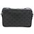 Céline Borsa a tracolla CELINE Triomphe PVC Pelle Nero Tono Oro Auth 194102M - vista 2