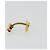 Gemelli LOUIS VUITTON Padlock Cuffs metallo Gold LV Auth 195158 D'oro - vista 11