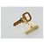 Gemelli LOUIS VUITTON Padlock Cuffs metallo Gold LV Auth 195158 D'oro - vista 14