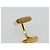 Gemelli LOUIS VUITTON Padlock Cuffs metallo Gold LV Auth 195158 D'oro - vista 7