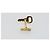 Gemelli LOUIS VUITTON Padlock Cuffs metallo Gold LV Auth 195158 D'oro - vista 9