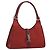 Borsa a mano GUCCI GG Canvas Jackie Rossa Argento 01719 Auth 193924A Rosso