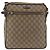 Bolsa de Ombro GUCCI GG Supreme PVC Beige Gold 201448 Auth bs36493 Bege Dourado - vista 13