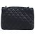 Borsa a tracolla CHANEL Matelasse con catena in pelle d'agnello Navy Gold CC Auth 194761 D'oro Blu navy - vista 2