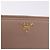 Saffiano PRADA Langbeutel aus Safiano-Leder Beige Gold Auth bs36526 Golden - Ansicht 17