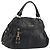 Borsa a mano Miu Miu in pelle nera e oro Auth bs36659V Nero D'oro