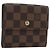 LOUIS VUITTON Damier Ebene Portefeuille Elise Wallet N61654 LV Auth 193590V