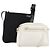 Borsa a tracolla GUCCI GG Canvas Micro GG Supreme PVC 2 Set White Black Auth 190001 Nero Bianco