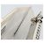 Bolsa de mão com corrente FENDI em couro Silver White Auth 194186 Prata Branco - vista 18