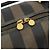 Pequin Borsa Boston FENDI in tela Pecan PVC Nero Marrone Auth hk3981 - vista 17