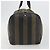 Pequin Borsa Boston FENDI in tela Pecan PVC Nero Marrone Auth hk3981 - vista 3