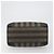 Pequin Borsa Boston FENDI in tela Pecan PVC Nero Marrone Auth hk3981 - vista 5