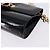 Borsa a tracolla Salvatore Ferragamo Gancini Chain Patent Black Gold Auth ka5498 Nero - vista 14
