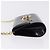 Borsa a tracolla Salvatore Ferragamo Gancini Chain Patent Black Gold Auth ka5498 Nero - vista 4