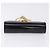 Borsa a tracolla Salvatore Ferragamo Gancini Chain Patent Black Gold Auth ka5498 Nero - vista 5