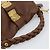Borsa a tracolla Miu Miu Matelassé con catena in pelle 2way Marrone Oro Auth 194745V D'oro - vista 7