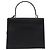 Bolsa Salvatore Ferragamo Gancini em couro 2way Preta Dourada Auth 192528A Preto Dourado - vista 2