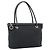 Céline Borsa a mano CELINE Nylon Black Gold Auth 195193 Nero D'oro
