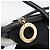 Céline Borsa a mano CELINE Nylon Black Gold Auth 195193 Nero D'oro - vista 17