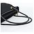 Céline Borsa a mano CELINE Nylon Black Gold Auth 195193 Nero D'oro - vista 7