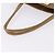 Borsa a tracolla LOEWE Anagram in pelle beige e oro autentica bs36682 D'oro - vista 9