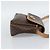 Céline Borsa a tracolla CELINE Macadam Canvas PVC Leather Brown Gold Auth 194297A Marrone D'oro - vista 4