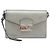 Borsa a tracolla PRADA pelle Saffiano Silver Auth bs36601 Argento - vista 13